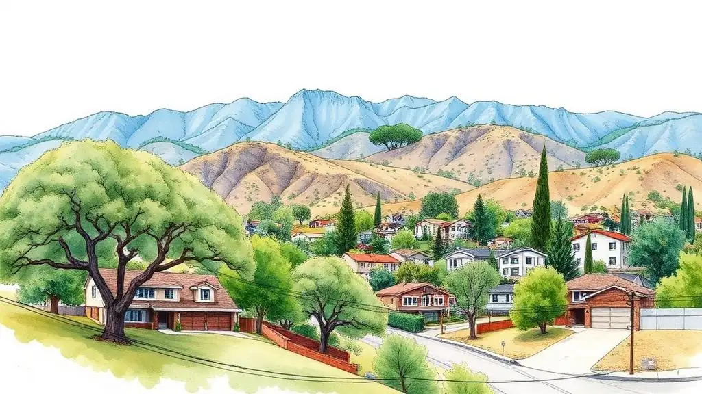 Altadena foothill residential context where fire-rebuild planning, slope, and code-cycle implications commonly shape new construction.