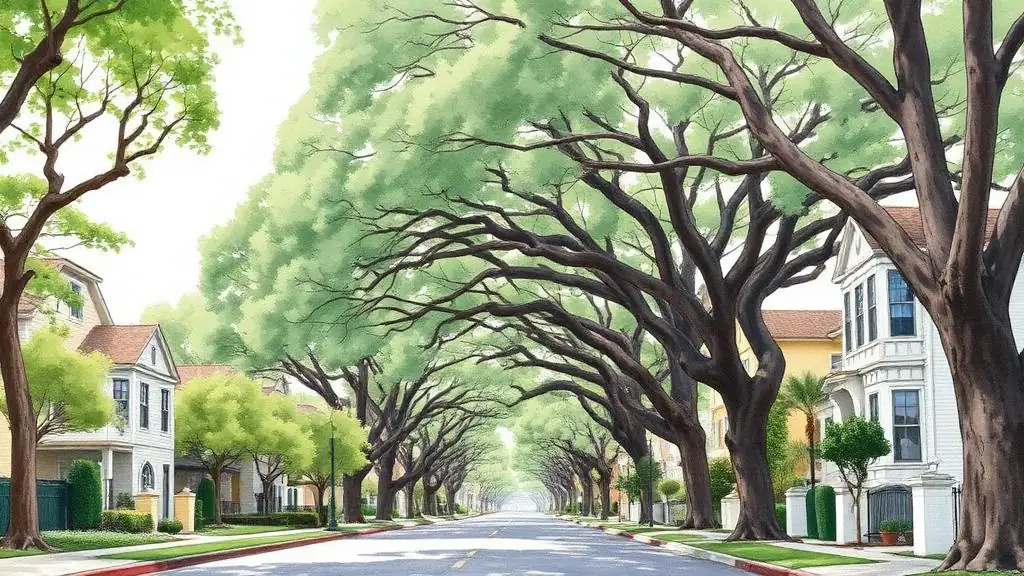 Brentwood Los Angeles tree-canopy residential streets where teardown-rebuild and major-addition decisions hinge on LADBS plan check and protected-tree rules.