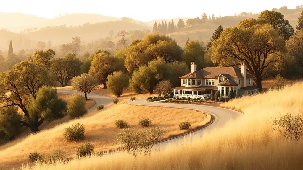 Lafayette wooded hillside estate neighborhoods where geotech, drainage, fire access, and tree protection commonly shape new construction.