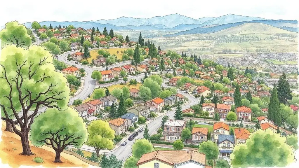 Los Gatos foothill residential context where hillside ordinances and downtown design review shape custom-home planning.