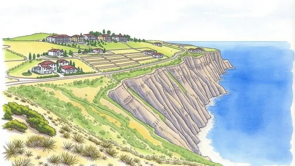Rancho Palos Verdes peninsula hillside residential context where terraced lots, landslide overlays, and ocean views shape rebuild planning.